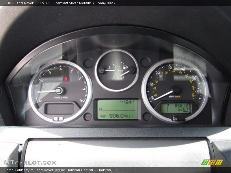 Zermatt Silver Metallic / Ebony Black 2007 Land Rover LR3 V8 SE