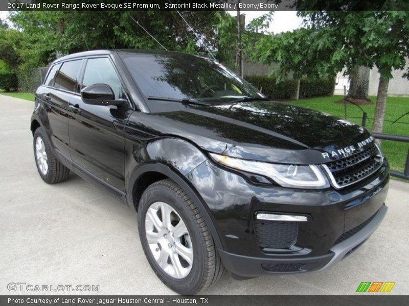 Santorini Black Metallic / Ebony/Ebony 2017 Land Rover Range Rover Evoque SE Premium
