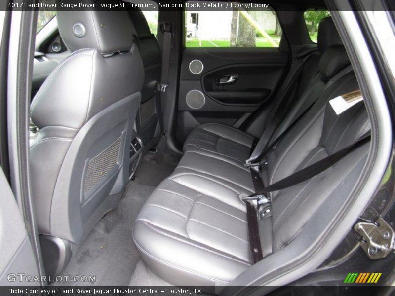 Santorini Black Metallic / Ebony/Ebony 2017 Land Rover Range Rover Evoque SE Premium