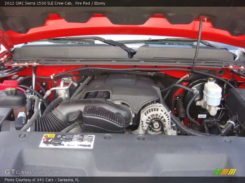 Fire Red / Ebony 2012 GMC Sierra 1500 SLE Crew Cab