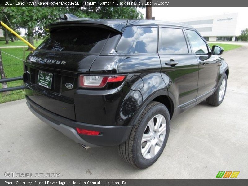 Santorini Black Metallic / Ebony/Ebony 2017 Land Rover Range Rover Evoque SE Premium