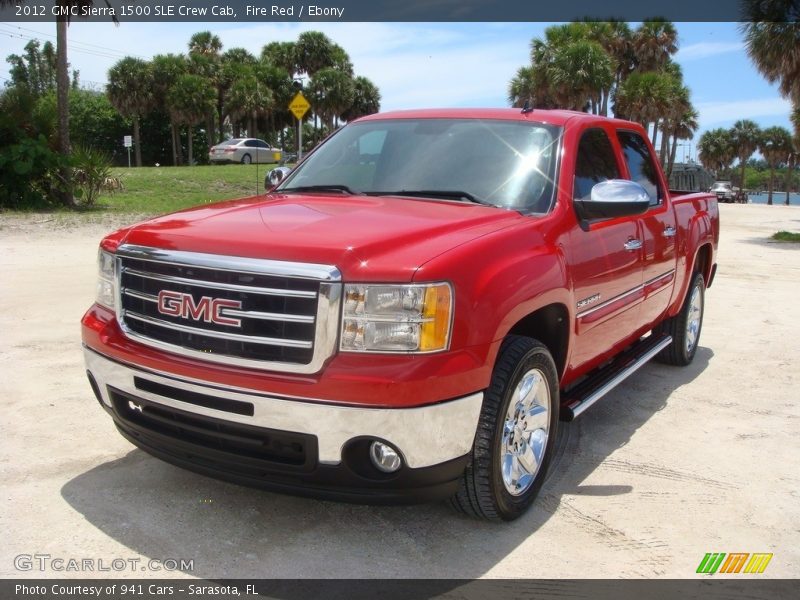 Fire Red / Ebony 2012 GMC Sierra 1500 SLE Crew Cab