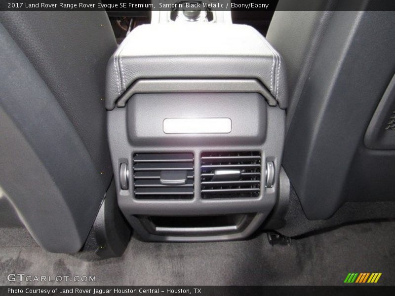 Santorini Black Metallic / Ebony/Ebony 2017 Land Rover Range Rover Evoque SE Premium