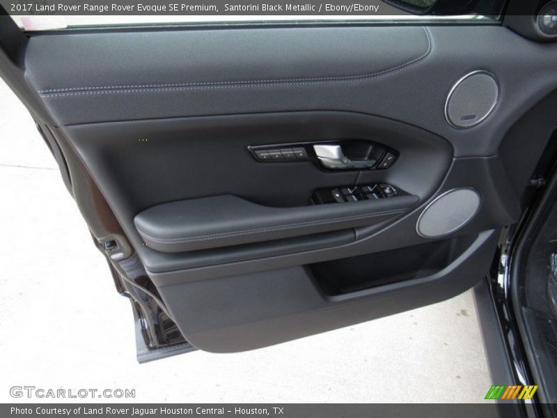 Santorini Black Metallic / Ebony/Ebony 2017 Land Rover Range Rover Evoque SE Premium