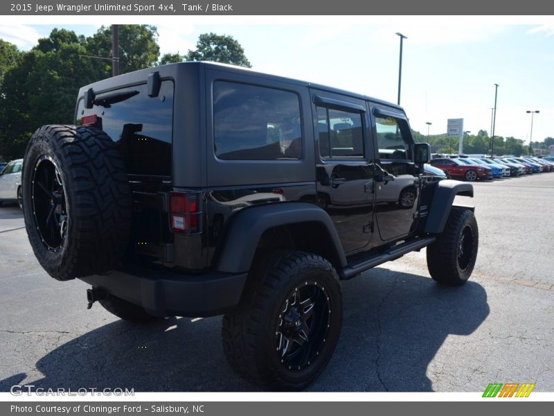 Tank / Black 2015 Jeep Wrangler Unlimited Sport 4x4