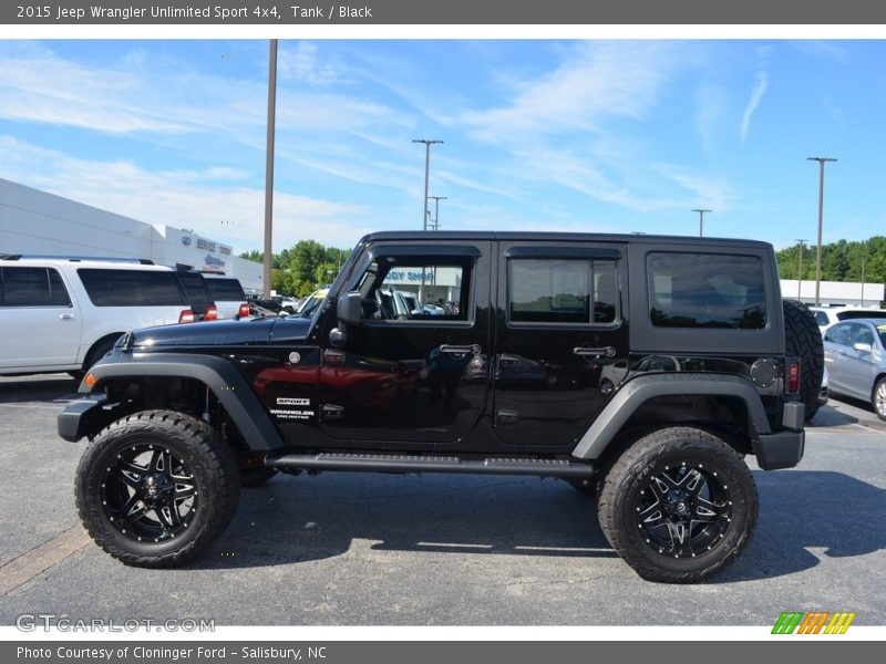Tank / Black 2015 Jeep Wrangler Unlimited Sport 4x4