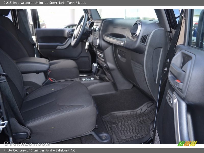 Tank / Black 2015 Jeep Wrangler Unlimited Sport 4x4