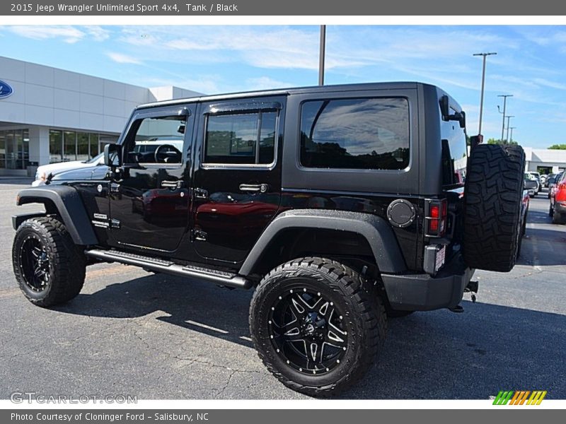 Tank / Black 2015 Jeep Wrangler Unlimited Sport 4x4