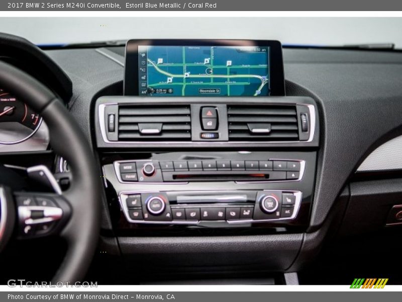 Controls of 2017 2 Series M240i Convertible