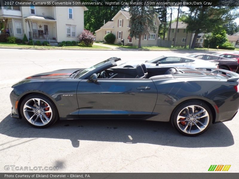 Nightfall Gray Metallic / 50th Anniversary Jet Black/Dark Gray 2017 Chevrolet Camaro SS Convertible 50th Anniversary
