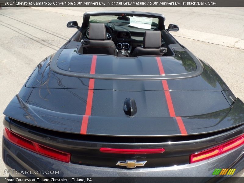 Nightfall Gray Metallic / 50th Anniversary Jet Black/Dark Gray 2017 Chevrolet Camaro SS Convertible 50th Anniversary