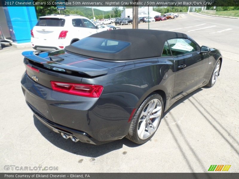 Nightfall Gray Metallic / 50th Anniversary Jet Black/Dark Gray 2017 Chevrolet Camaro SS Convertible 50th Anniversary