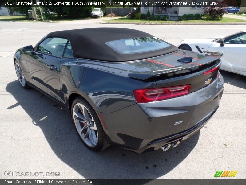 Nightfall Gray Metallic / 50th Anniversary Jet Black/Dark Gray 2017 Chevrolet Camaro SS Convertible 50th Anniversary