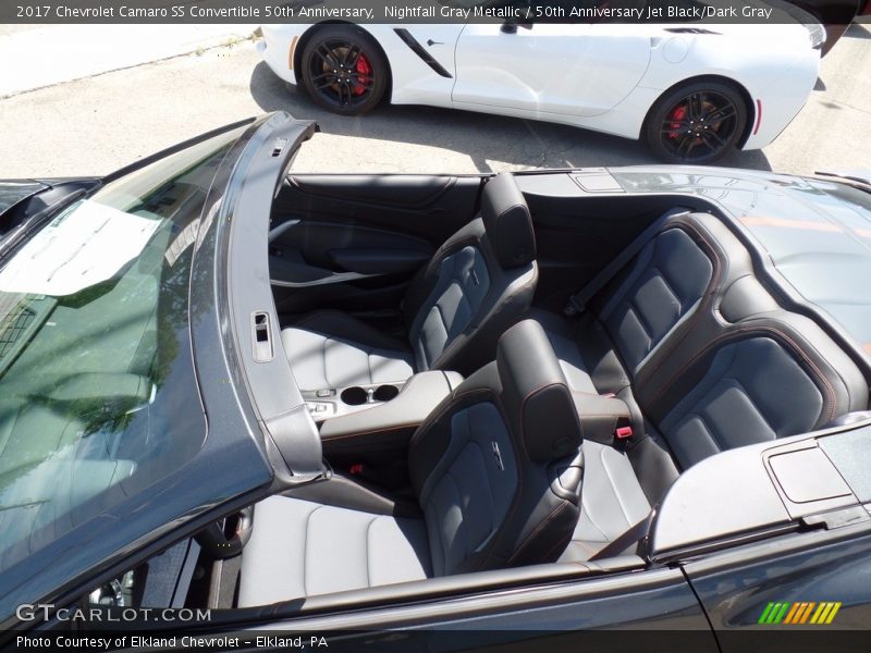 Nightfall Gray Metallic / 50th Anniversary Jet Black/Dark Gray 2017 Chevrolet Camaro SS Convertible 50th Anniversary