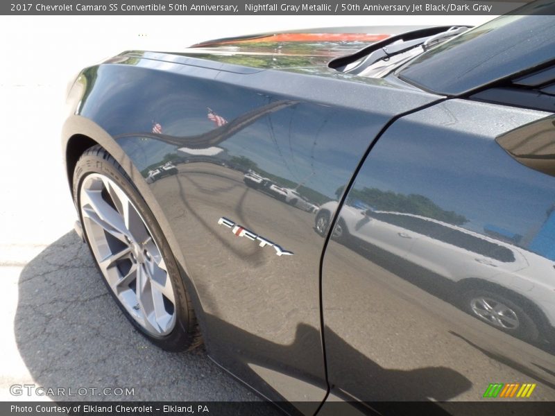 Nightfall Gray Metallic / 50th Anniversary Jet Black/Dark Gray 2017 Chevrolet Camaro SS Convertible 50th Anniversary