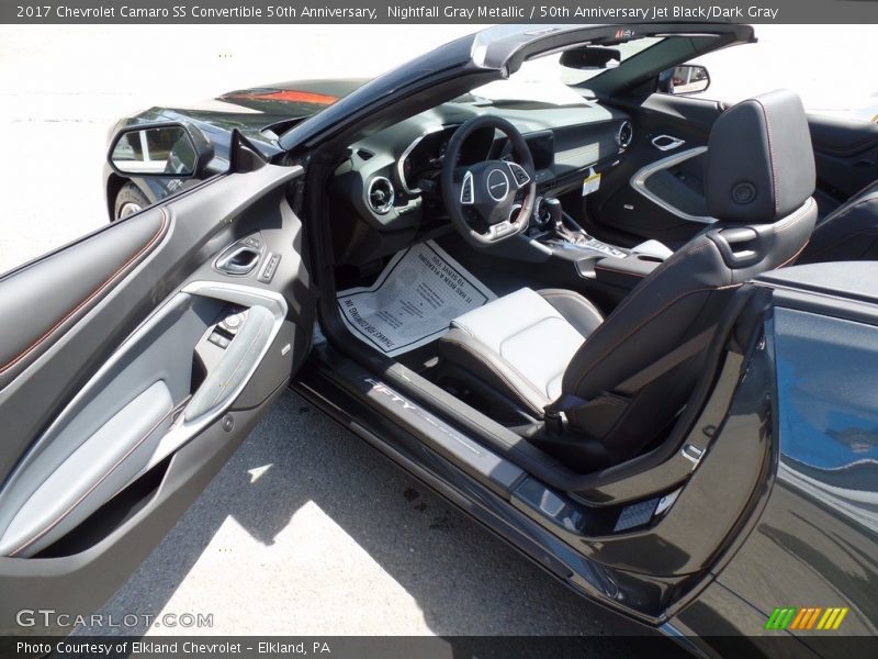 Nightfall Gray Metallic / 50th Anniversary Jet Black/Dark Gray 2017 Chevrolet Camaro SS Convertible 50th Anniversary