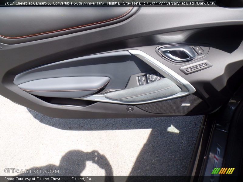 Nightfall Gray Metallic / 50th Anniversary Jet Black/Dark Gray 2017 Chevrolet Camaro SS Convertible 50th Anniversary