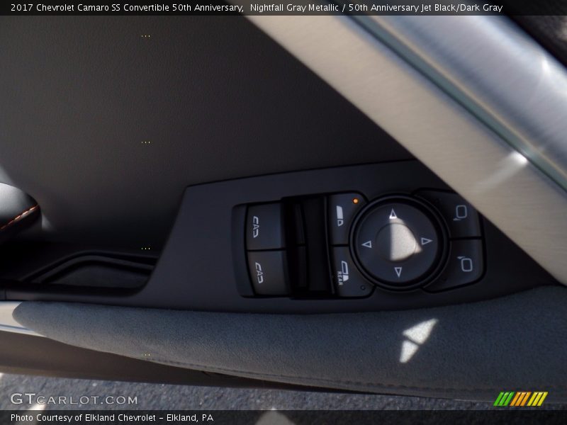 Nightfall Gray Metallic / 50th Anniversary Jet Black/Dark Gray 2017 Chevrolet Camaro SS Convertible 50th Anniversary