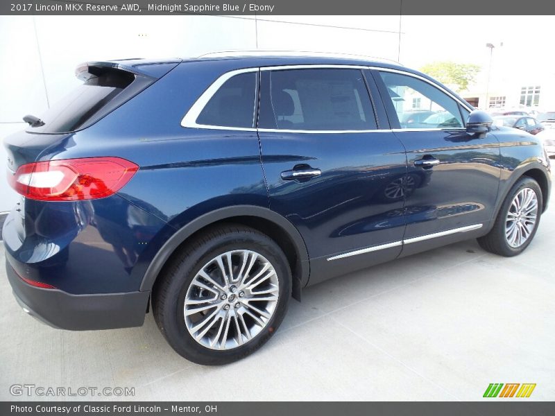  2017 MKX Reserve AWD Midnight Sapphire Blue