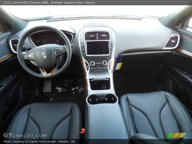 Dashboard of 2017 MKX Reserve AWD