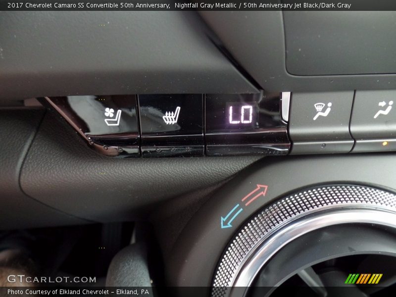 Nightfall Gray Metallic / 50th Anniversary Jet Black/Dark Gray 2017 Chevrolet Camaro SS Convertible 50th Anniversary