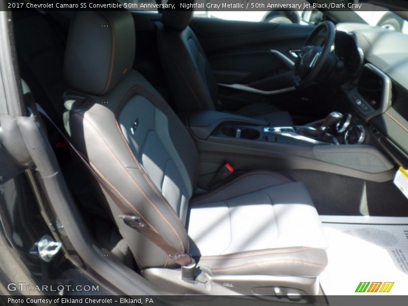 Nightfall Gray Metallic / 50th Anniversary Jet Black/Dark Gray 2017 Chevrolet Camaro SS Convertible 50th Anniversary