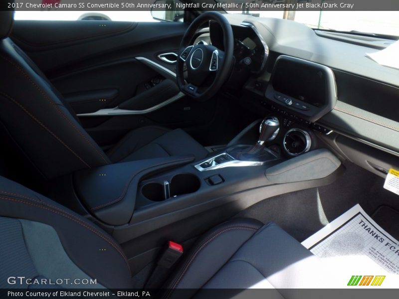 Nightfall Gray Metallic / 50th Anniversary Jet Black/Dark Gray 2017 Chevrolet Camaro SS Convertible 50th Anniversary