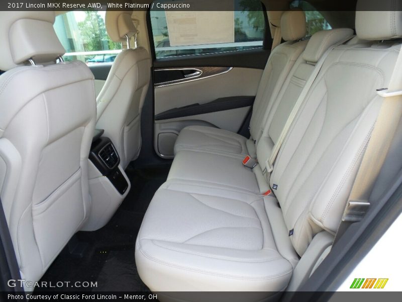 Rear Seat of 2017 MKX Reserve AWD