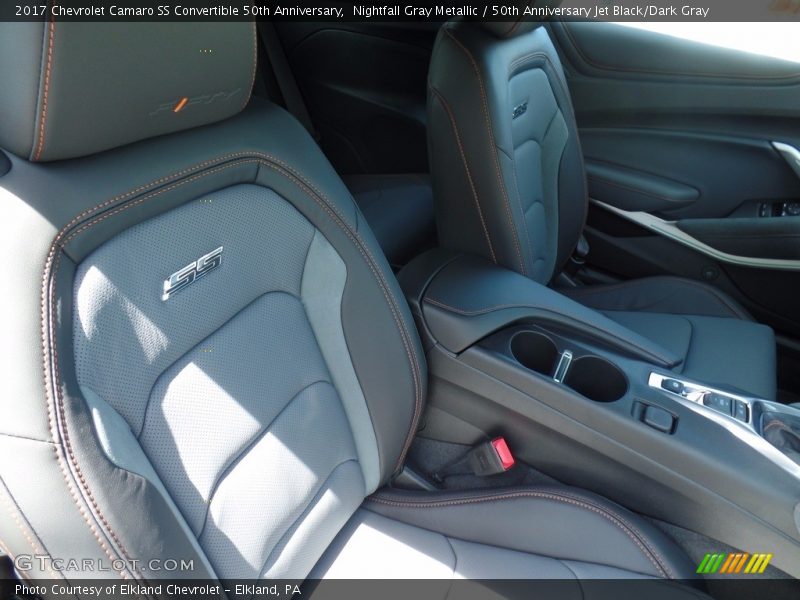 Nightfall Gray Metallic / 50th Anniversary Jet Black/Dark Gray 2017 Chevrolet Camaro SS Convertible 50th Anniversary
