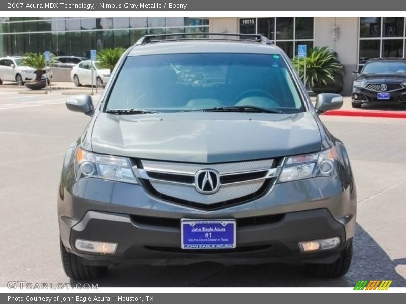 Nimbus Gray Metallic / Ebony 2007 Acura MDX Technology