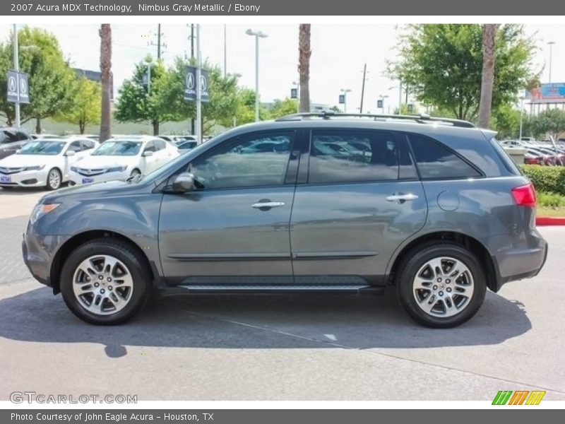 Nimbus Gray Metallic / Ebony 2007 Acura MDX Technology