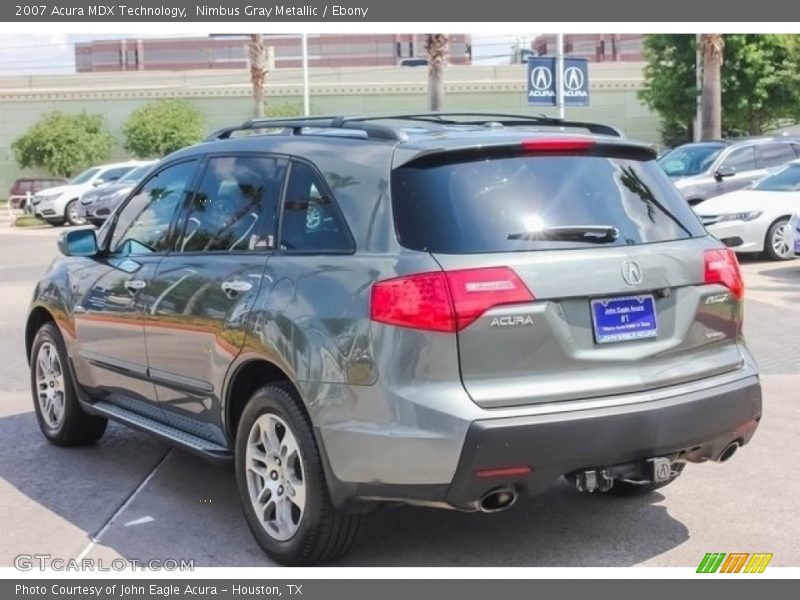 Nimbus Gray Metallic / Ebony 2007 Acura MDX Technology