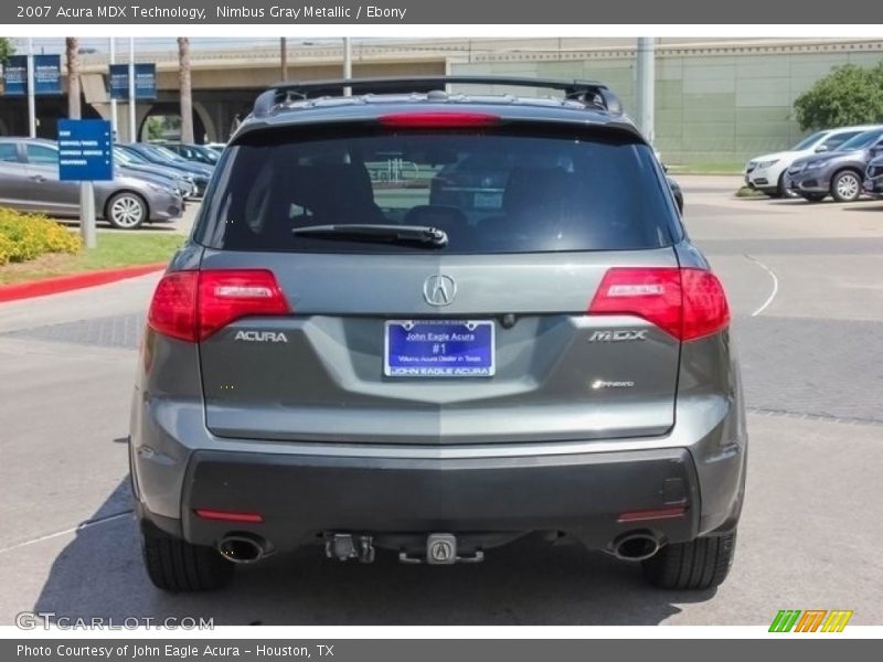 Nimbus Gray Metallic / Ebony 2007 Acura MDX Technology