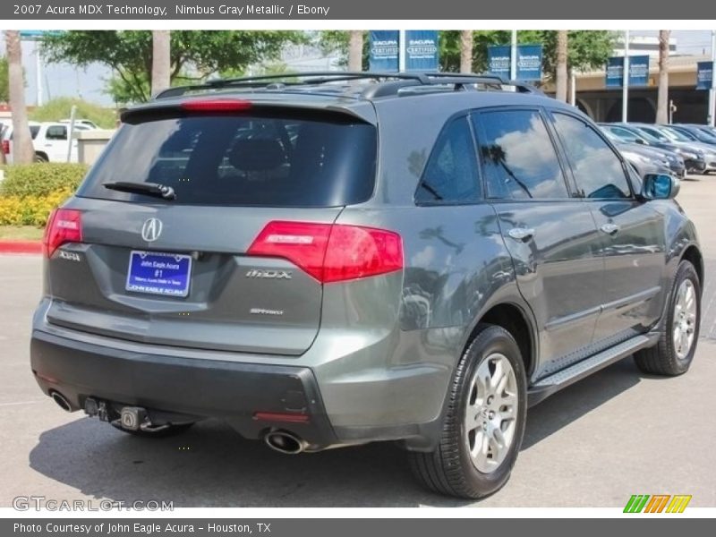 Nimbus Gray Metallic / Ebony 2007 Acura MDX Technology