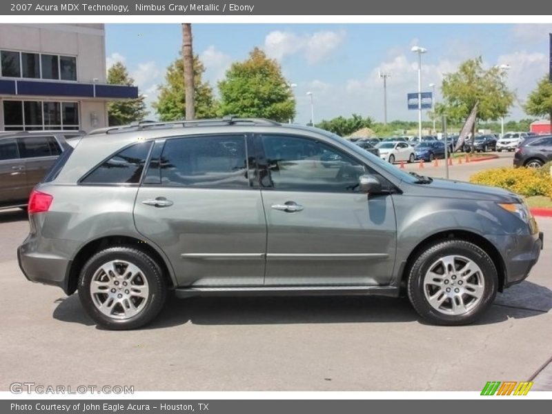 Nimbus Gray Metallic / Ebony 2007 Acura MDX Technology