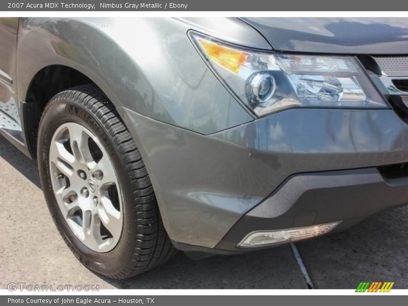 Nimbus Gray Metallic / Ebony 2007 Acura MDX Technology
