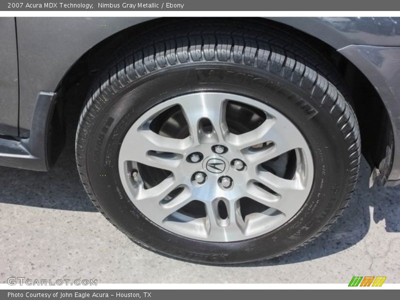 Nimbus Gray Metallic / Ebony 2007 Acura MDX Technology