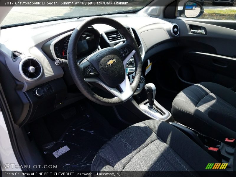 Summit White / Jet Black/Dark Titanium 2017 Chevrolet Sonic LT Sedan
