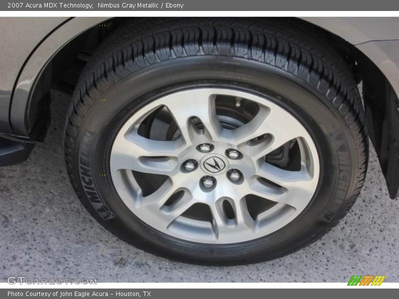 Nimbus Gray Metallic / Ebony 2007 Acura MDX Technology
