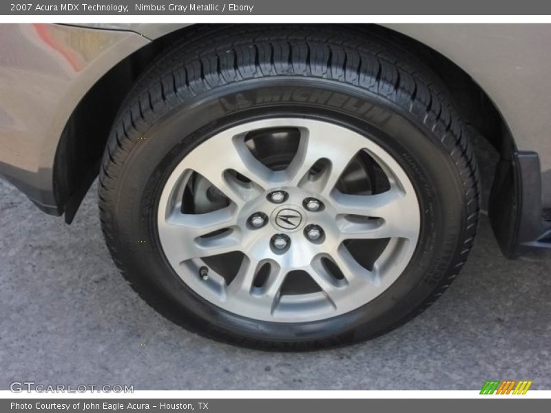 Nimbus Gray Metallic / Ebony 2007 Acura MDX Technology