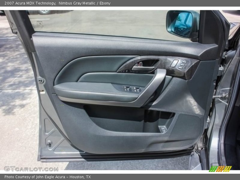 Nimbus Gray Metallic / Ebony 2007 Acura MDX Technology