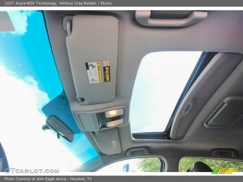 Nimbus Gray Metallic / Ebony 2007 Acura MDX Technology