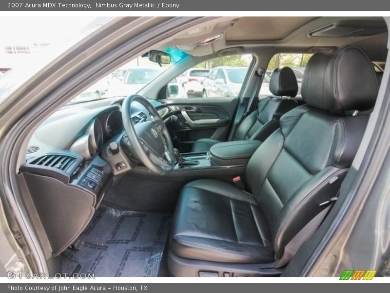 Nimbus Gray Metallic / Ebony 2007 Acura MDX Technology