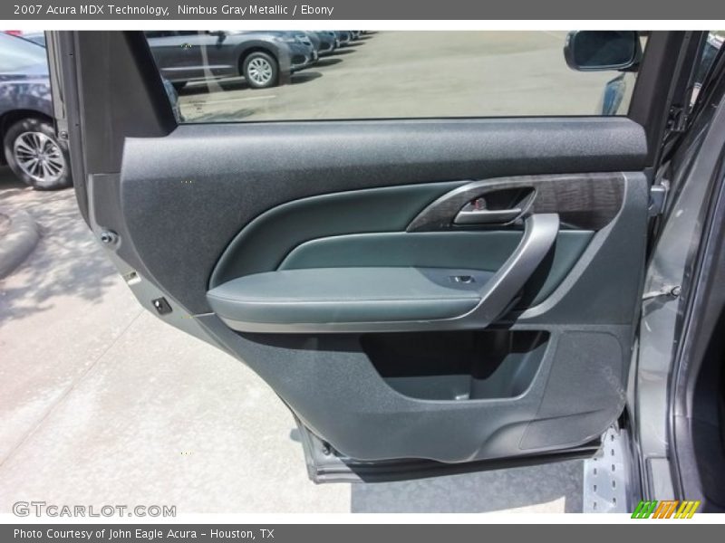 Nimbus Gray Metallic / Ebony 2007 Acura MDX Technology