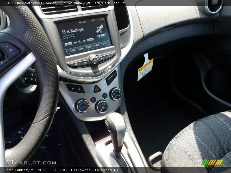 Summit White / Jet Black/Dark Titanium 2017 Chevrolet Sonic LT Sedan