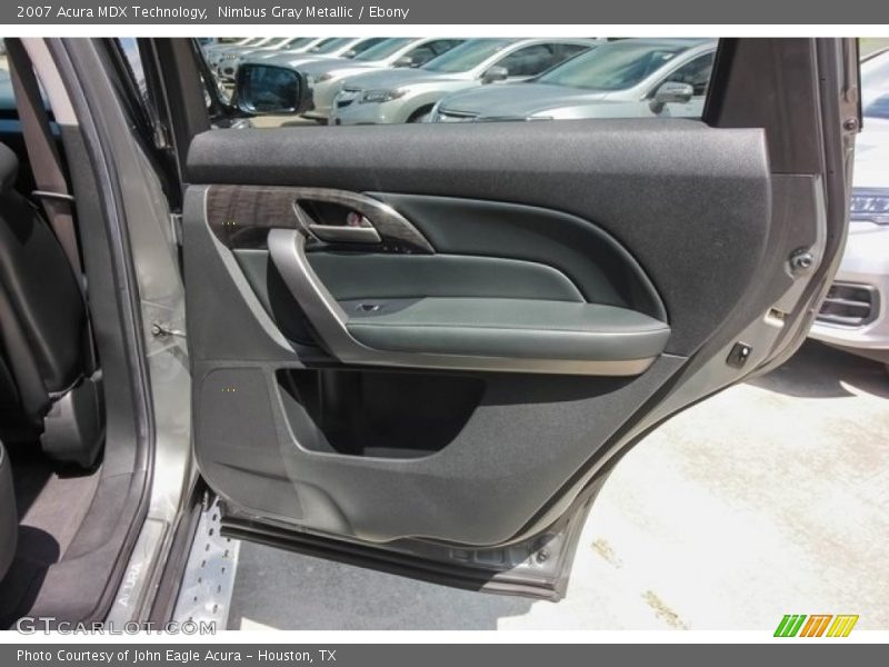 Nimbus Gray Metallic / Ebony 2007 Acura MDX Technology