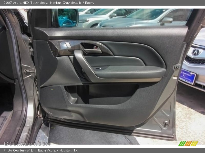 Nimbus Gray Metallic / Ebony 2007 Acura MDX Technology