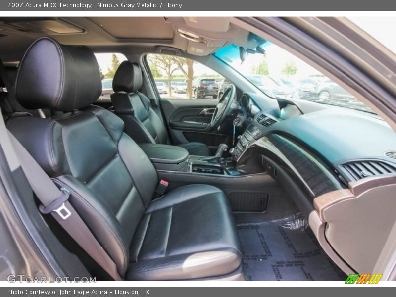 Nimbus Gray Metallic / Ebony 2007 Acura MDX Technology