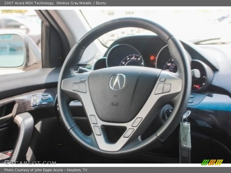 Nimbus Gray Metallic / Ebony 2007 Acura MDX Technology