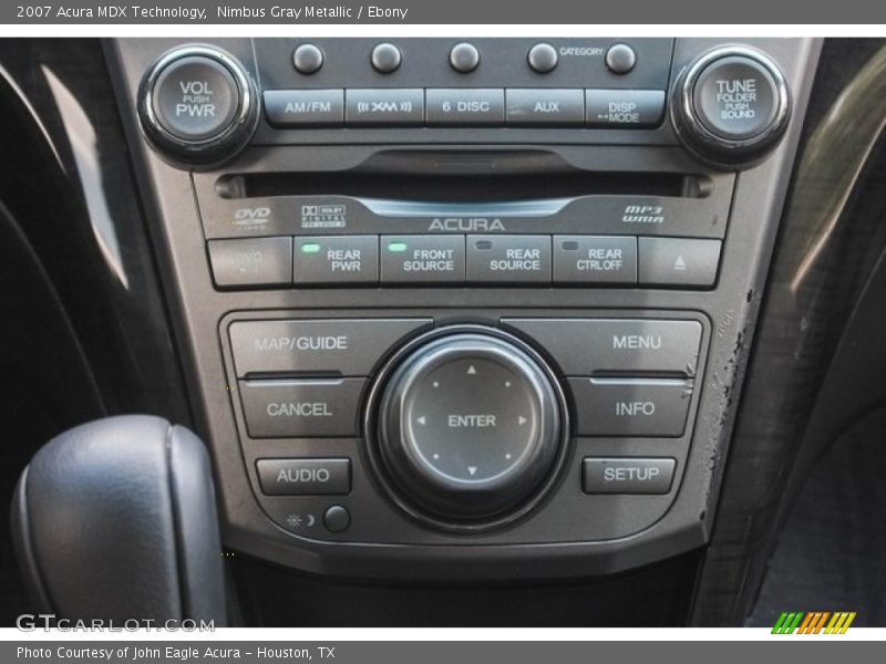 Nimbus Gray Metallic / Ebony 2007 Acura MDX Technology